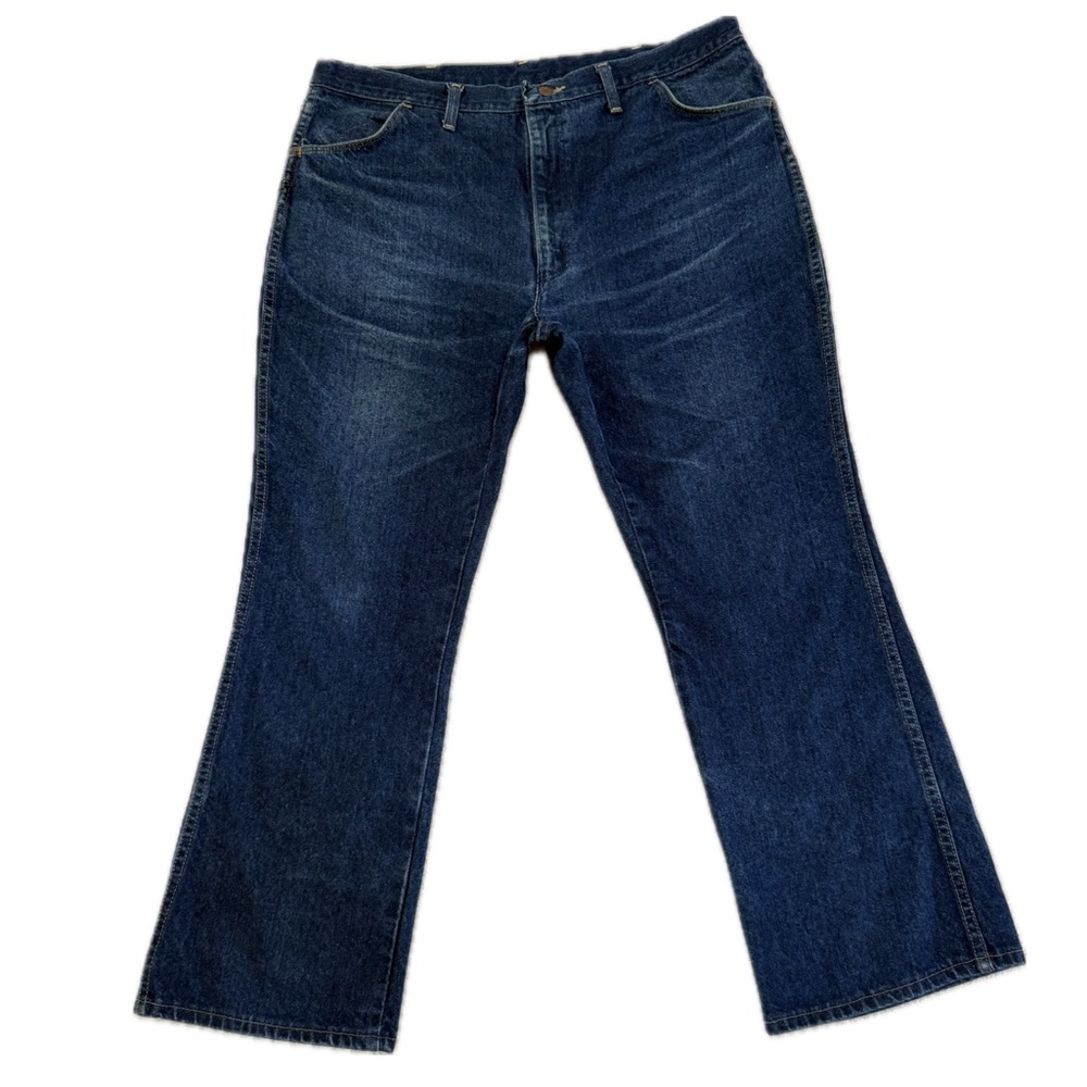 👖🤠 RUSTLER Rare USA Heritage Vintage 80s Men's Regular Fit Bootcut Jeans 42x30
